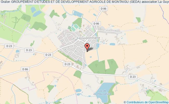plan association Groupement D'etudes Et De Developpement Agricole De Montaigu (geda) La    Guyonnière