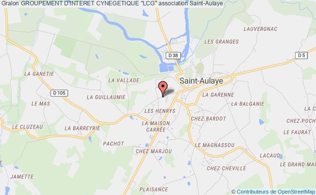 plan association Groupement D'interet Cynegetique "lcg" Saint Aulaye-Puymangou