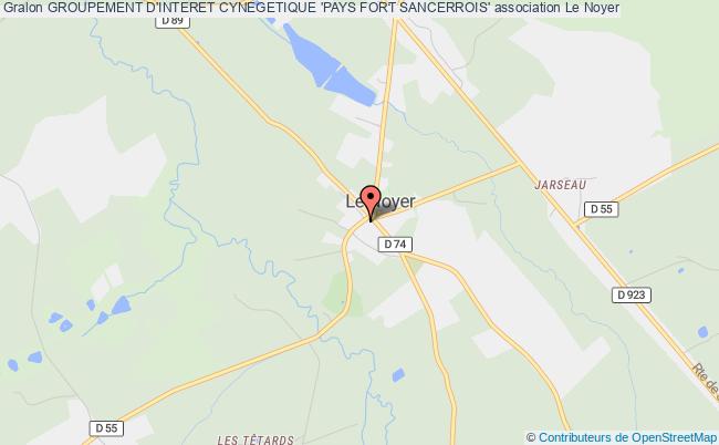 plan association Groupement D'interet Cynegetique 'pays Fort Sancerrois' Le    Noyer