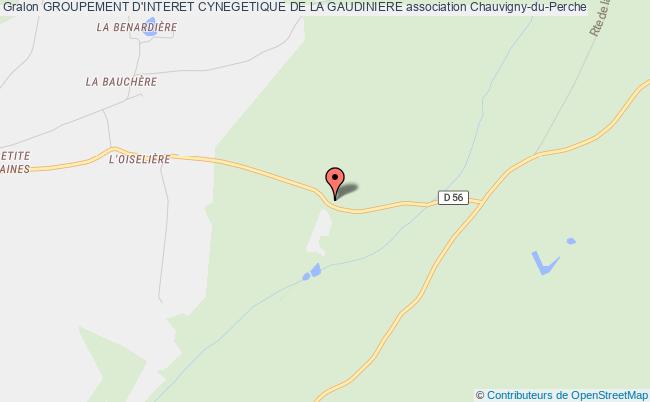 plan association Groupement D'interet Cynegetique De La Gaudiniere Chauvigny-du-Perche
