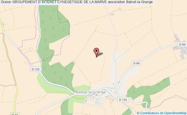 plan association Groupement D Interet Cynegetique De La Marve Balnot-la-Grange