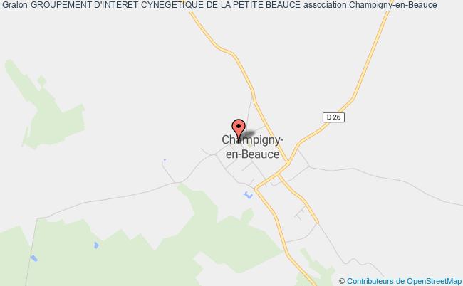 plan association Groupement D'interet Cynegetique De La Petite Beauce Champigny-en-Beauce