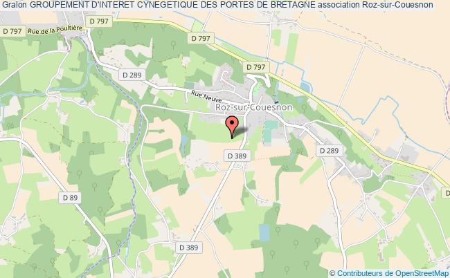 plan association Groupement D'interet Cynegetique Des Portes De Bretagne Roz-sur-Couesnon