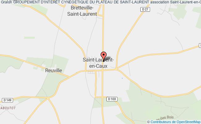plan association Groupement D'intÉrÊt CynÉgÉtique Du Plateau De Saint-laurent Saint-Laurent-en-Caux