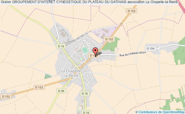 plan association Groupement D'interet Cynegetique Du Plateau Du Gatinais La    Chapelle-la-Reine