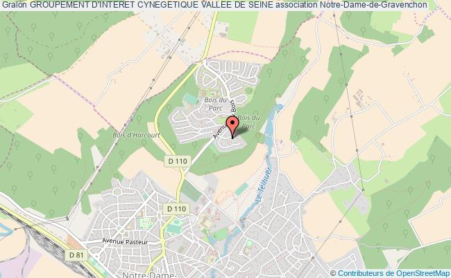 plan association Groupement D'interet Cynegetique Vallee De Seine Notre-Dame-de-Gravenchon