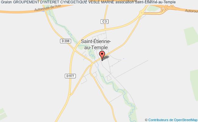 plan association Groupement D'interet Cynegetique Vesle Marne Saint-Étienne-au-Temple