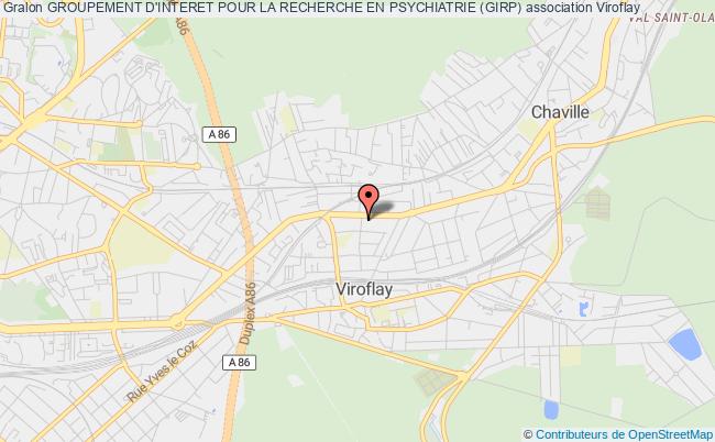 plan association Groupement D'interet Pour La Recherche En Psychiatrie (girp) Viroflay