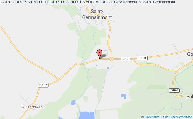 plan association Groupement D'interets Des Pilotes Automobiles (gipa) Saint-Germainmont