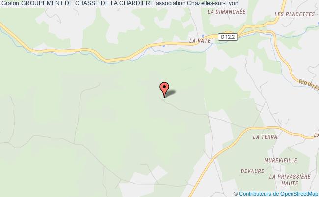 plan association Groupement De Chasse De La Chardiere Chazelles-sur-Lyon