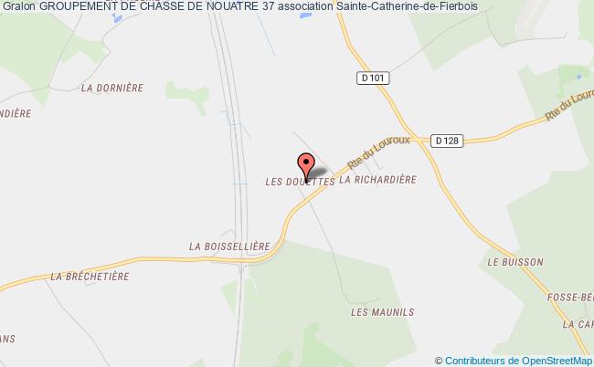 plan association Groupement De Chasse De Nouatre 37 Sainte-Catherine-de-Fierbois