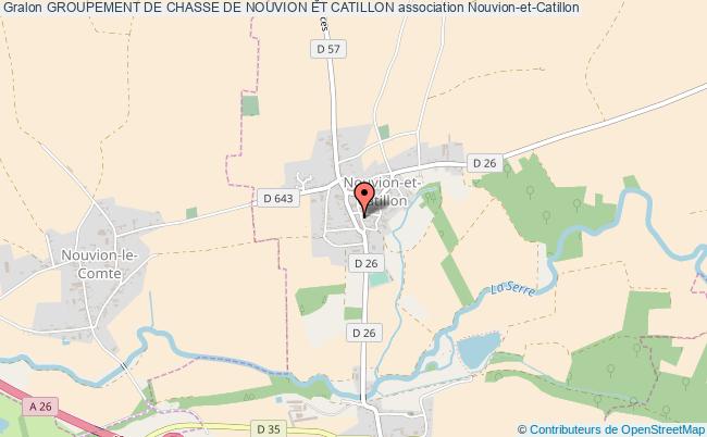 plan association Groupement De Chasse De Nouvion Et Catillon Nouvion-et-Catillon