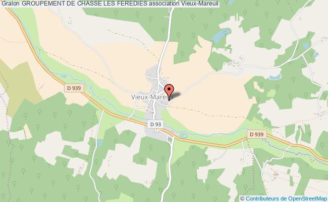 plan association Groupement De Chasse Les Feredies Vieux-Mareuil