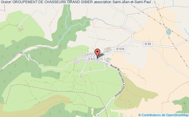 plan association Groupement De Chasseurs Grand Gibier Saint-Jean-et-Saint-Paul