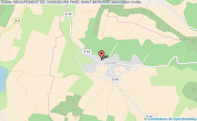 plan association Groupement De Chasseurs Parc Saint Bernard Urville