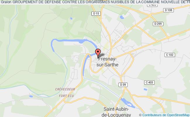 plan association Groupement De DÉfense Contre Les Organismes Nuisibles De La Commune Nouvelle De Fresnay-sur-sarthe Fresnay-sur-Sarthe