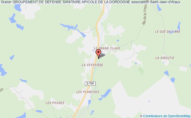 plan association Groupement De Defense Sanitaire Apicole De La Dordogne Saint-Jean-d'Ataux