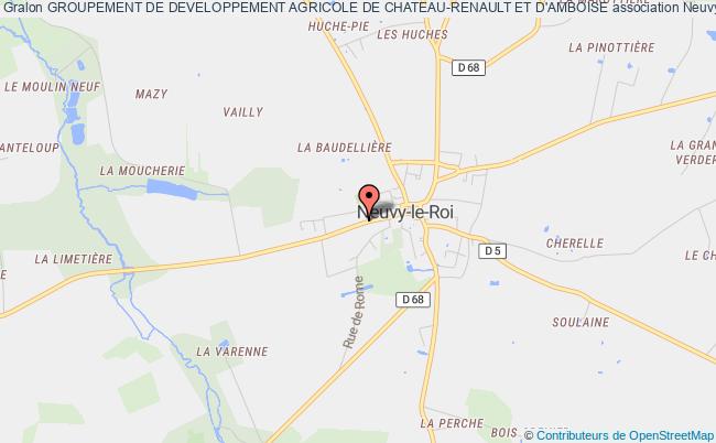 plan association Groupement De Developpement Agricole De Chateau-renault Et D'amboise Neuvy-le-Roi
