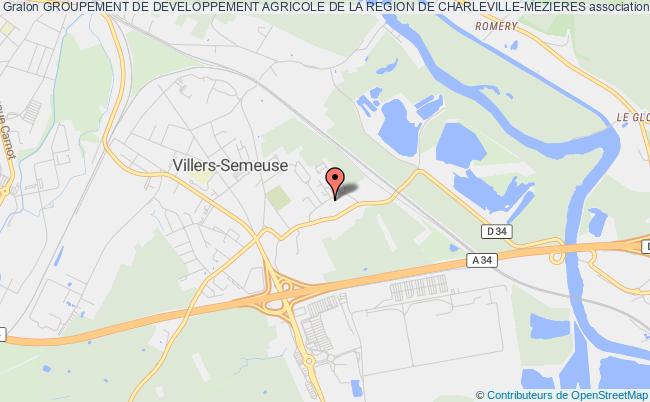 plan association Groupement De Developpement Agricole De La Region De Charleville-mezieres Villers-Semeuse