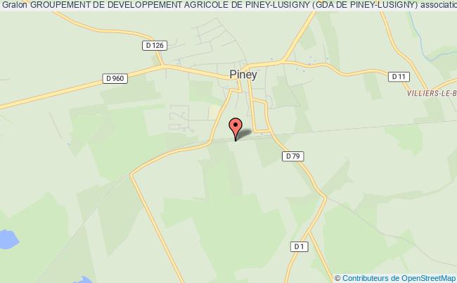 plan association Groupement De Developpement Agricole De Piney-lusigny (gda De Piney-lusigny) Piney