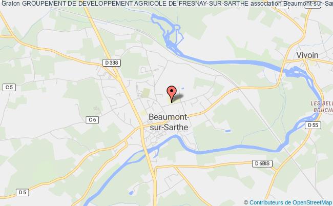plan association Groupement De Developpement Agricole Du Canton De Fresnay-sur-sarthe Fresnay-sur-Sarthe