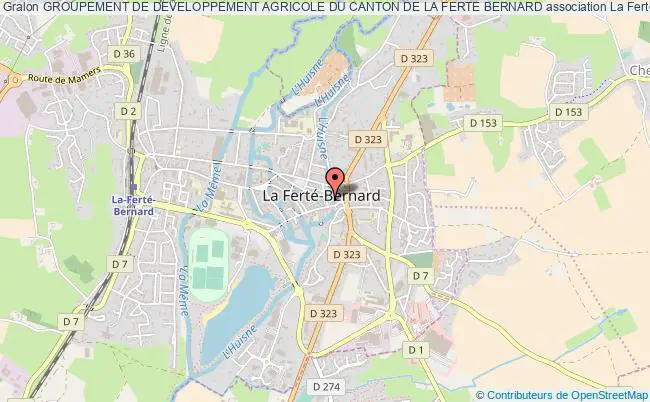 plan association Groupement De Developpement Agricole Du Canton De La Ferte Bernard La    Ferté-Bernard