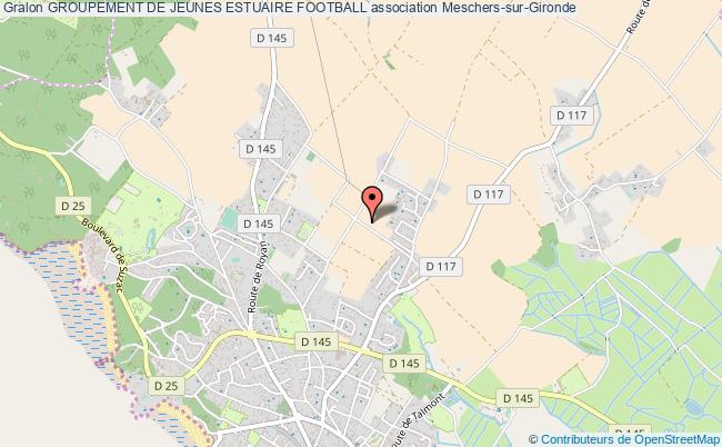 plan association Groupement De Jeunes Estuaire Football Meschers-sur-Gironde