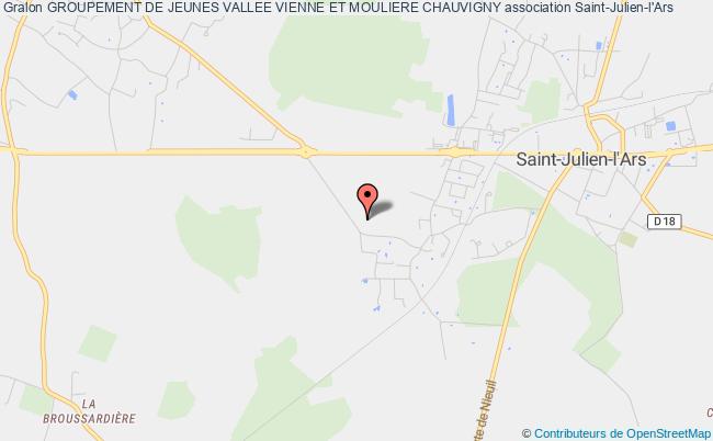 plan association Groupement De Jeunes Vallee Vienne Et Mouliere Chauvigny Saint-Julien-l'Ars