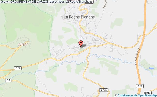plan association Groupement De L'auzon Roche-Blanche