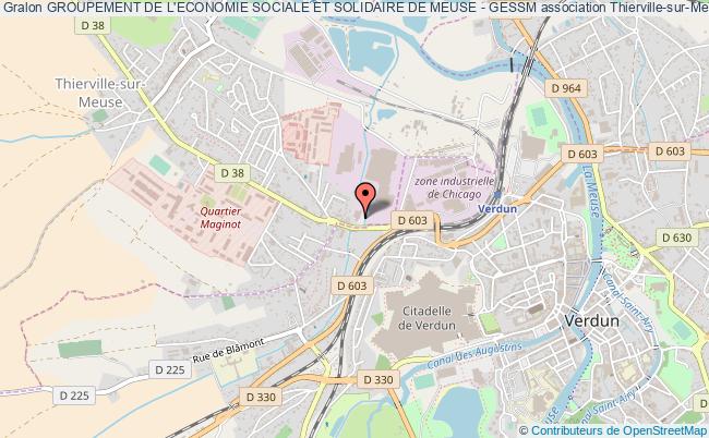 plan association Groupement De L'economie Sociale Et Solidaire De Meuse - Gessm Thierville-sur-Meuse