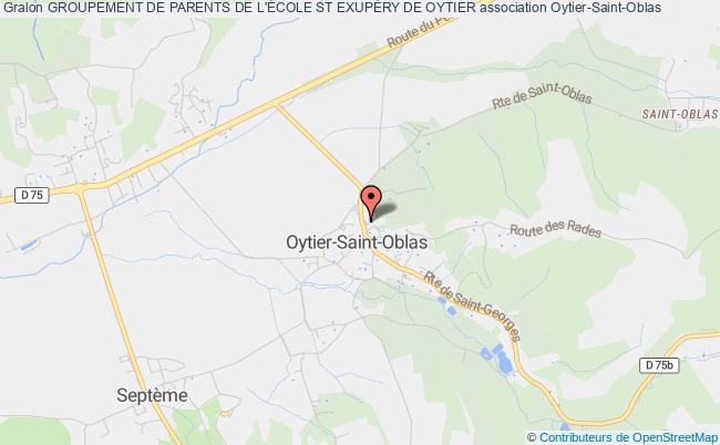 plan association Groupement De Parents De L'École St ExupÉry De Oytier Oytier-Saint-Oblas