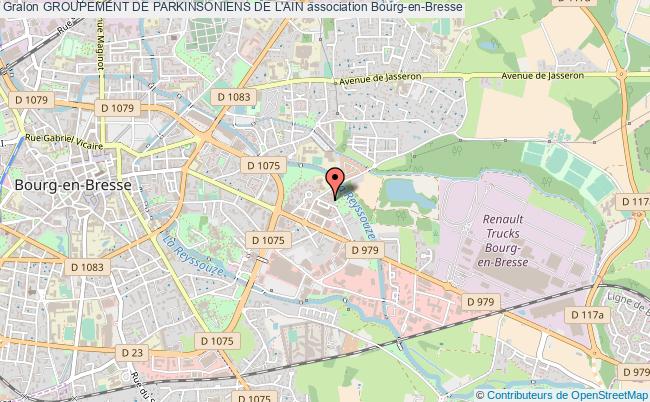 plan association Groupement De Parkinsoniens De L'ain 
