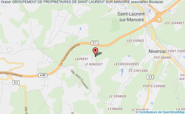 plan association Groupement De Proprietaires De Saint Laurent Sur Manoire Saint-Laurent-sur-Manoire