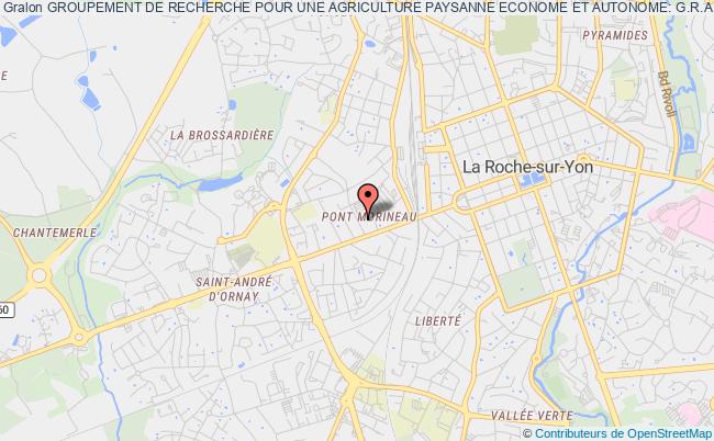 plan association Groupement De Recherche Pour Une Agriculture Paysanne Econome Et Autonome: G.r.a.p.e.a. Roche-sur-Yon