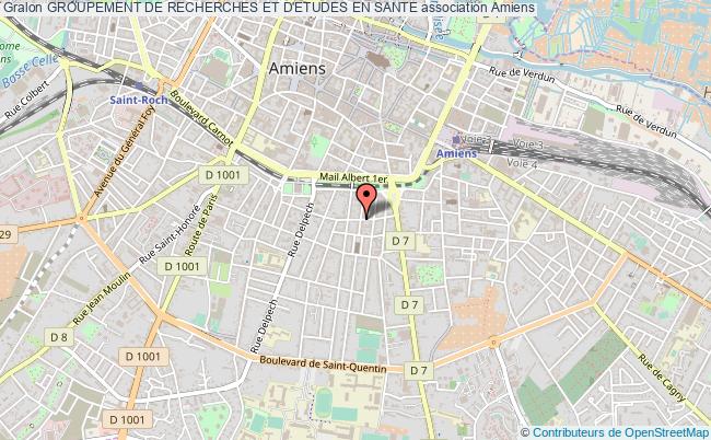 plan association Groupement De Recherches Et D'etudes En Sante Amiens