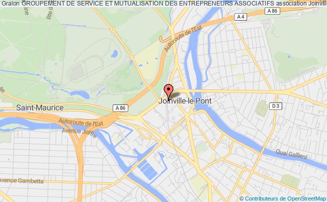 plan association Groupement De Service Et Mutualisation Des Entrepreneurs Associatifs Joinville-le-Pont