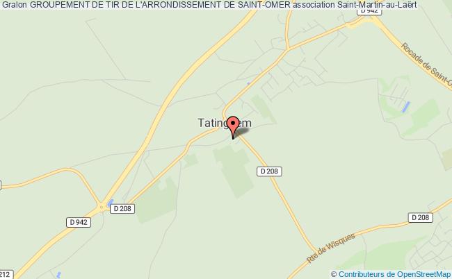 plan association Groupement De Tir De L'arrondissement De Saint-omer Saint-Martin-lez-Tatinghem
