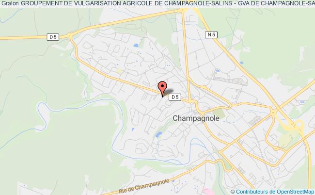 plan association Groupement De Vulgarisation Agricole De Champagnole-salins - Gva De Champagnole-salins Champagnole