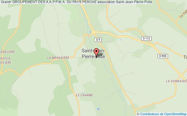 plan association Groupement Des A.a.p.p.m.a. Du Pays Perche Saint-Jean-Pierre-Fixte