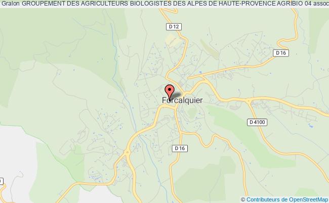 GROUPEMENT DES AGRICULTEURS BIOLOGISTES DES ALPES DE HAUTE-PROVENCE AGRIBIO 04