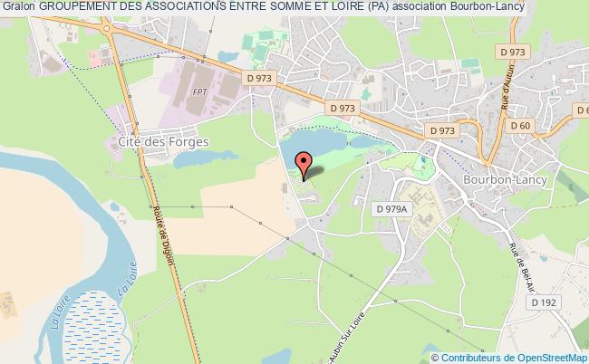 plan association Groupement Des Associations Entre Somme Et Loire (pa) Bourbon-Lancy