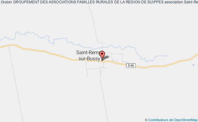plan association Groupement Des Associations Familles Rurales De La Region De Suippes Saint-Remy-sur-Bussy