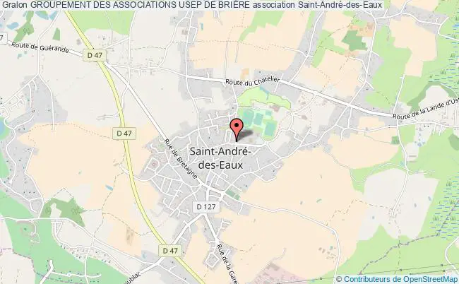 plan association Groupement Des Associations Usep De BriÈre Saint-André-des-Eaux