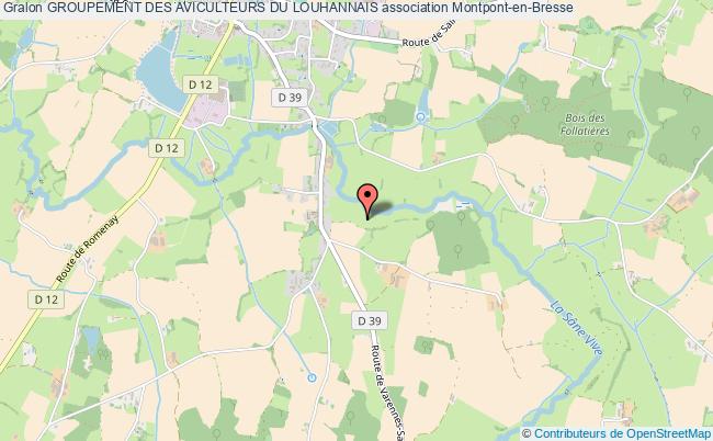 plan association Groupement Des Aviculteurs Du Louhannais Montpont-en-Bresse