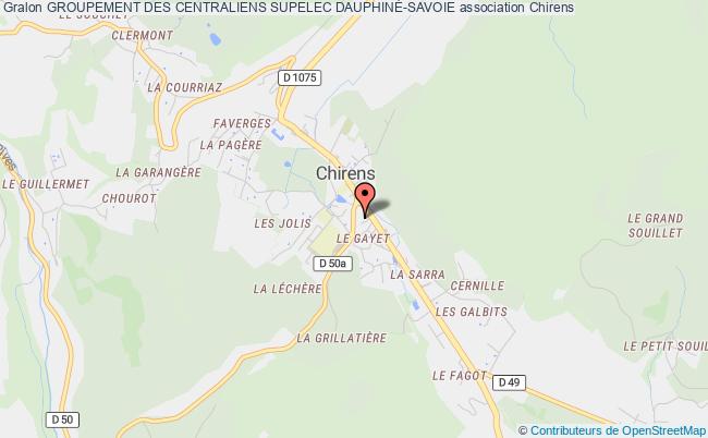 plan association Groupement Des Centraliens Supelec DauphinÉ-savoie Chirens