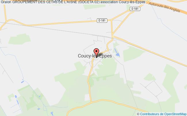 plan association Groupement Des Cetas De L'aisne (gdceta 02) Coucy-lès-Eppes