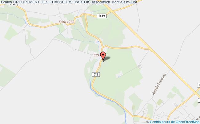 plan association Groupement Des Chasseurs D'artois Mont-Saint-Éloi