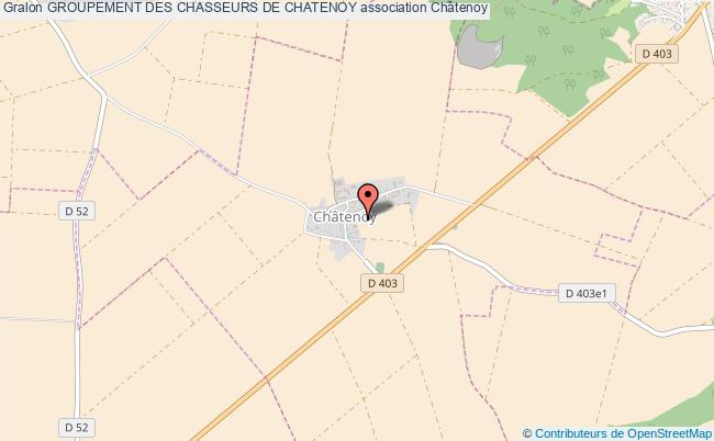 plan association Groupement Des Chasseurs De Chatenoy Châtenoy