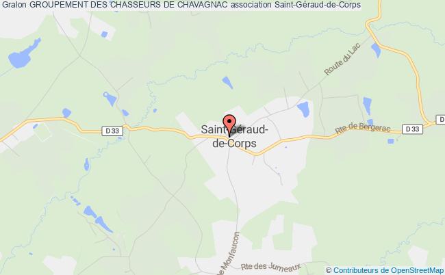 plan association Groupement Des Chasseurs De Chavagnac Saint-Géraud-de-Corps