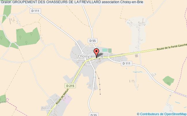 plan association Groupement Des Chasseurs De La Frevillard Choisy-en-Brie